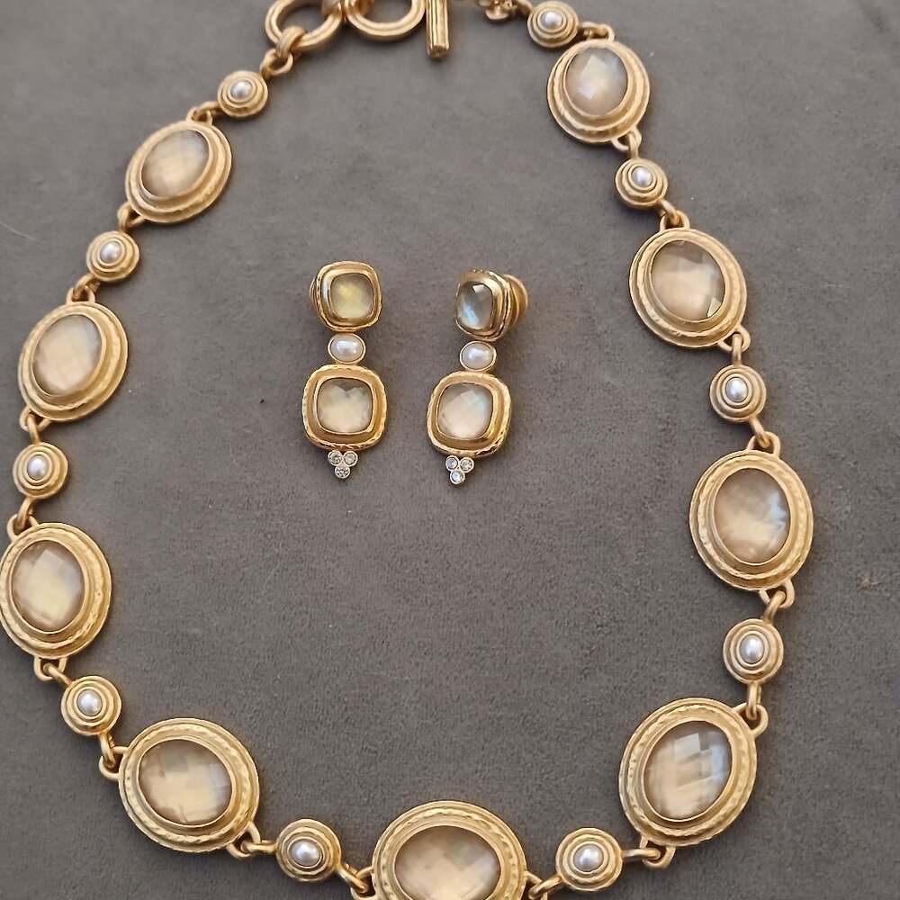 WOW!  Julie Vos Stunning Necklace with Matching Earrings!